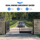 ZUMI Greenwich Style Dual Swing Driveway Gates