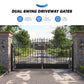 ZUMI Greenwich Style Dual Swing Driveway Gates