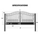ZUMI Greenwich Style Dual Swing Driveway Gates