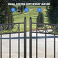 ZUMI Opera Style Dual Swing Driveway Gates