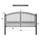 ZUMI Opera Style Dual Swing Driveway Gates