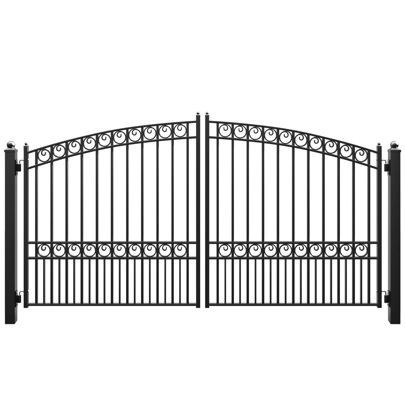 ZUMI Opera Style Dual Swing Driveway Gates