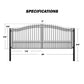 ZUMI Sydney Style Dual Swing Driveway Gates