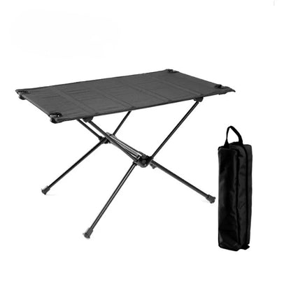 Camping Folding Table — Lightweight 1680D Oxford Roll-Up Portable Aluminum Alloy Table for Outdoor Picnic & Travel