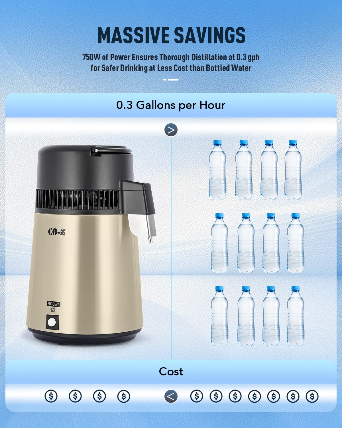 4L 304 Stainless Steel Distilled Water Maker