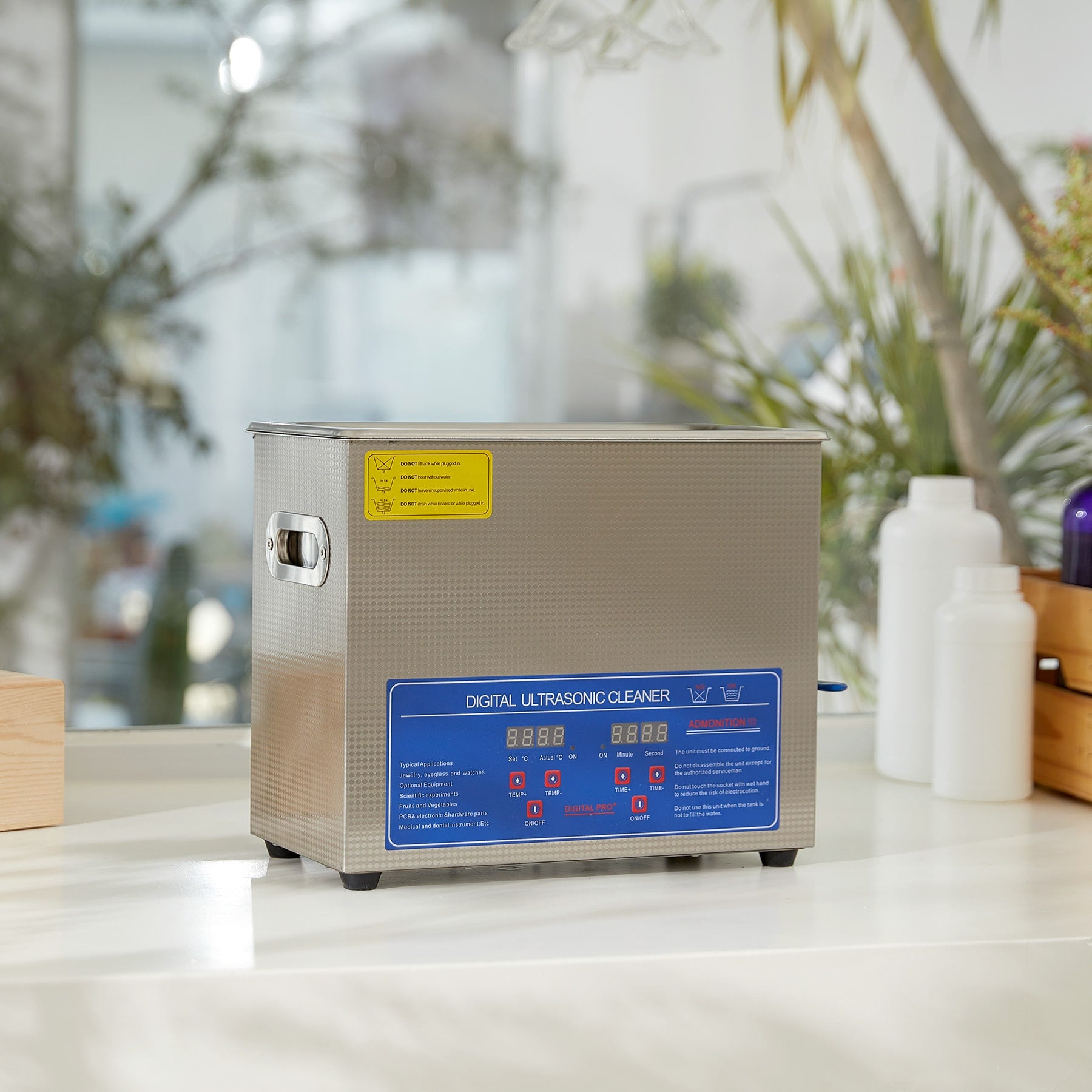 COZ 15L Ultrasonic Cleaner with Digital Heater and Timer