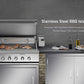 Upgraded Outdoor Kitchen Double Doors