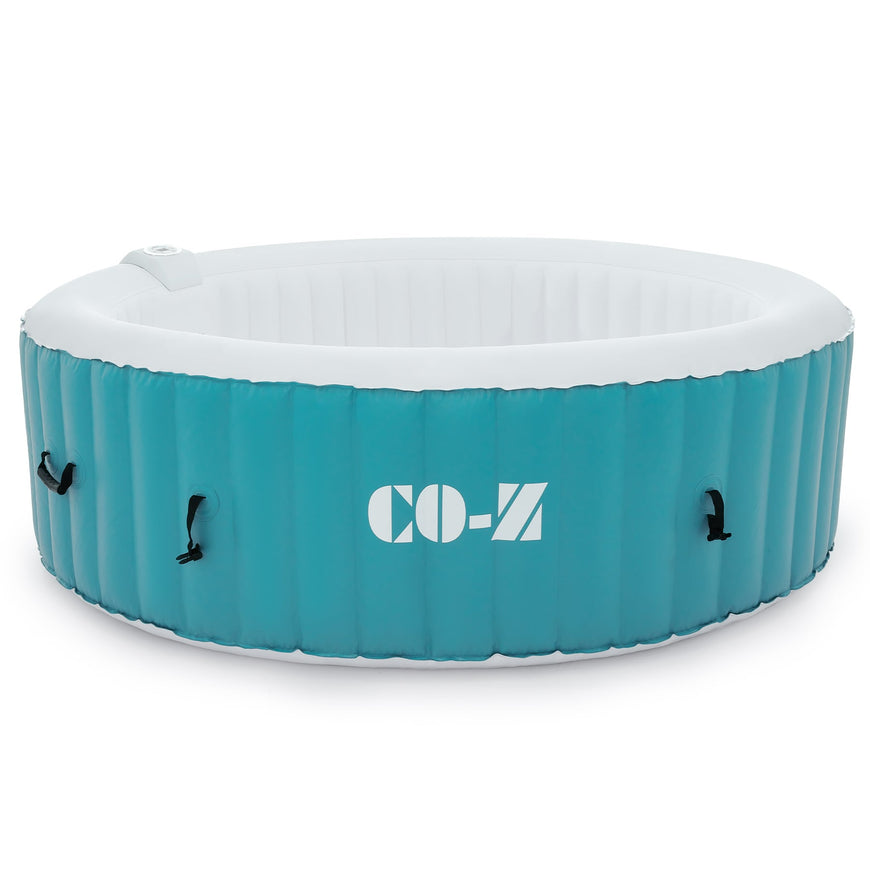 COZ 7 ft. Round 6Person Blow Up Hot Tub with Air Pump