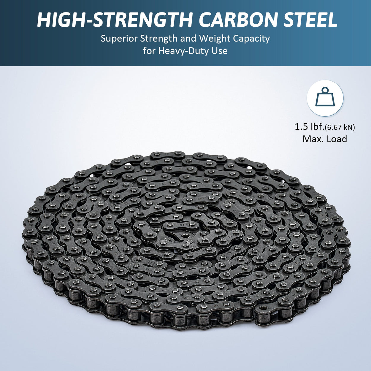Car Gate Chain CO-Z 10ft Sliding Gate Chain for Electric Gate Openers