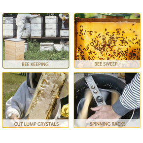 10-Frame, 5 Tier Langstroth Beehive for Beekeeping - Kaiezen