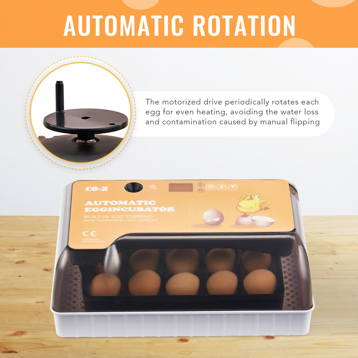Clearance Egg Incubator with Automatic Egg Turning Humidity