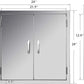 Upgraded Outdoor Kitchen Doors