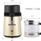 CO-Z 1 gallon Stainless Steel Distilling Pure Water Machine gold