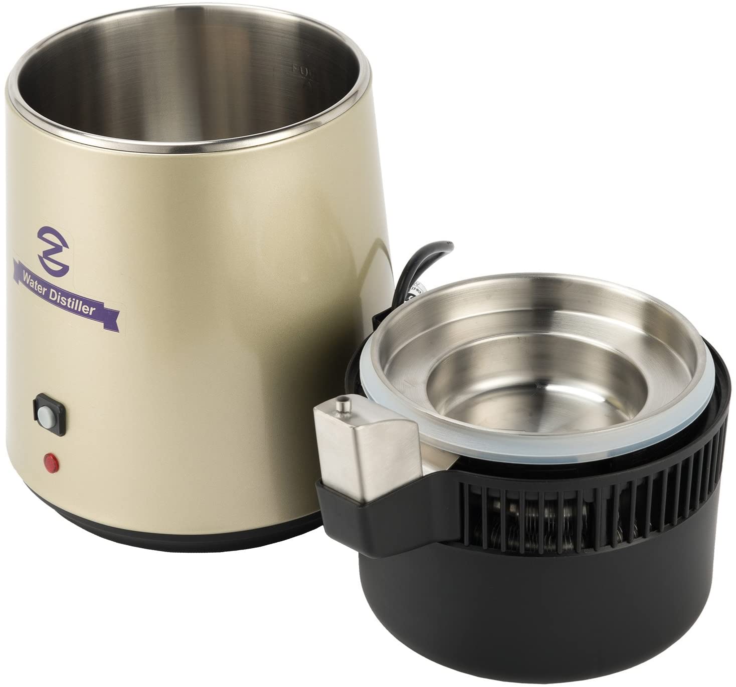 CO-Z 1 gallon water distiller yellow