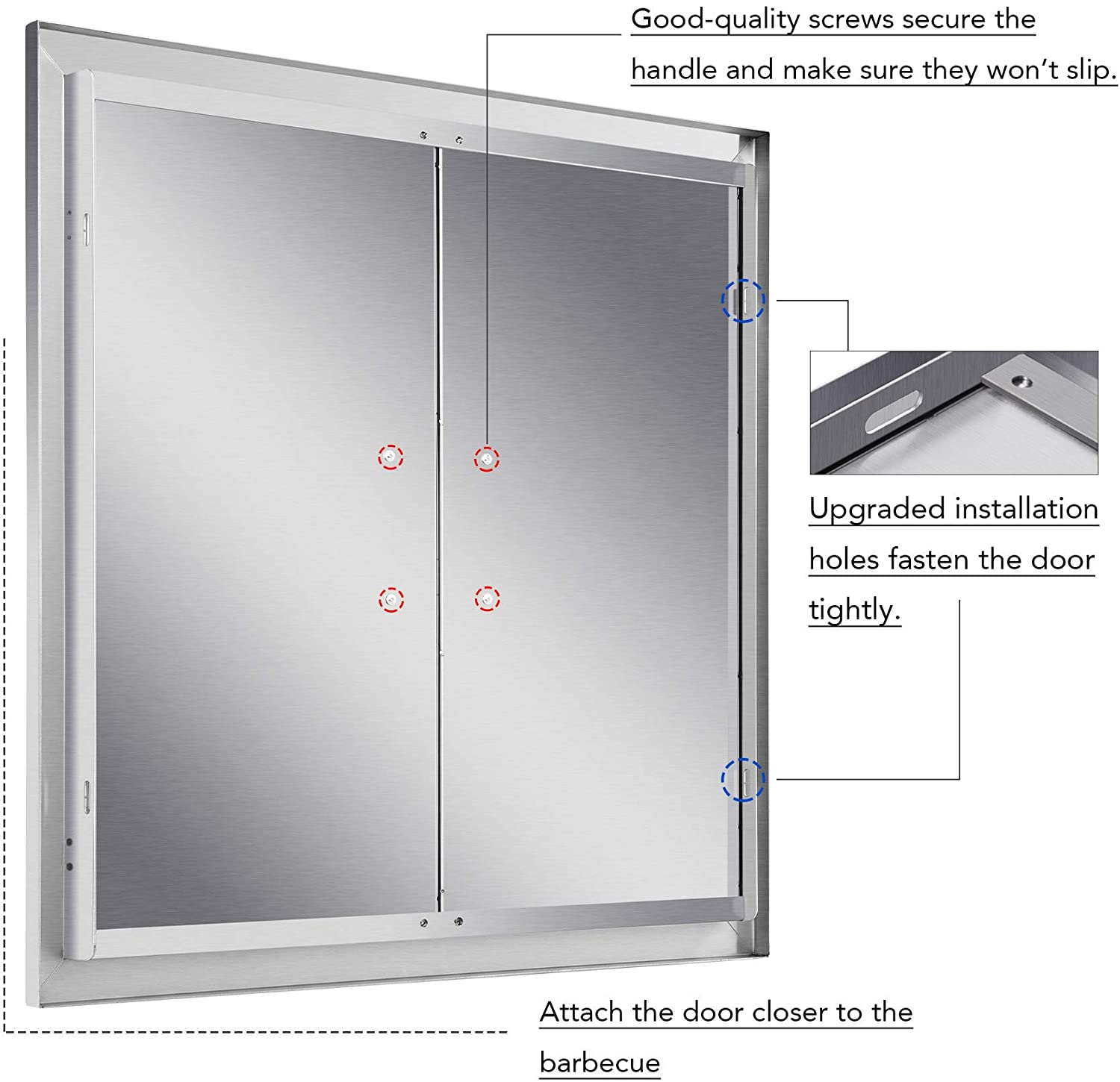 Upgraded Outdoor Kitchen Doors