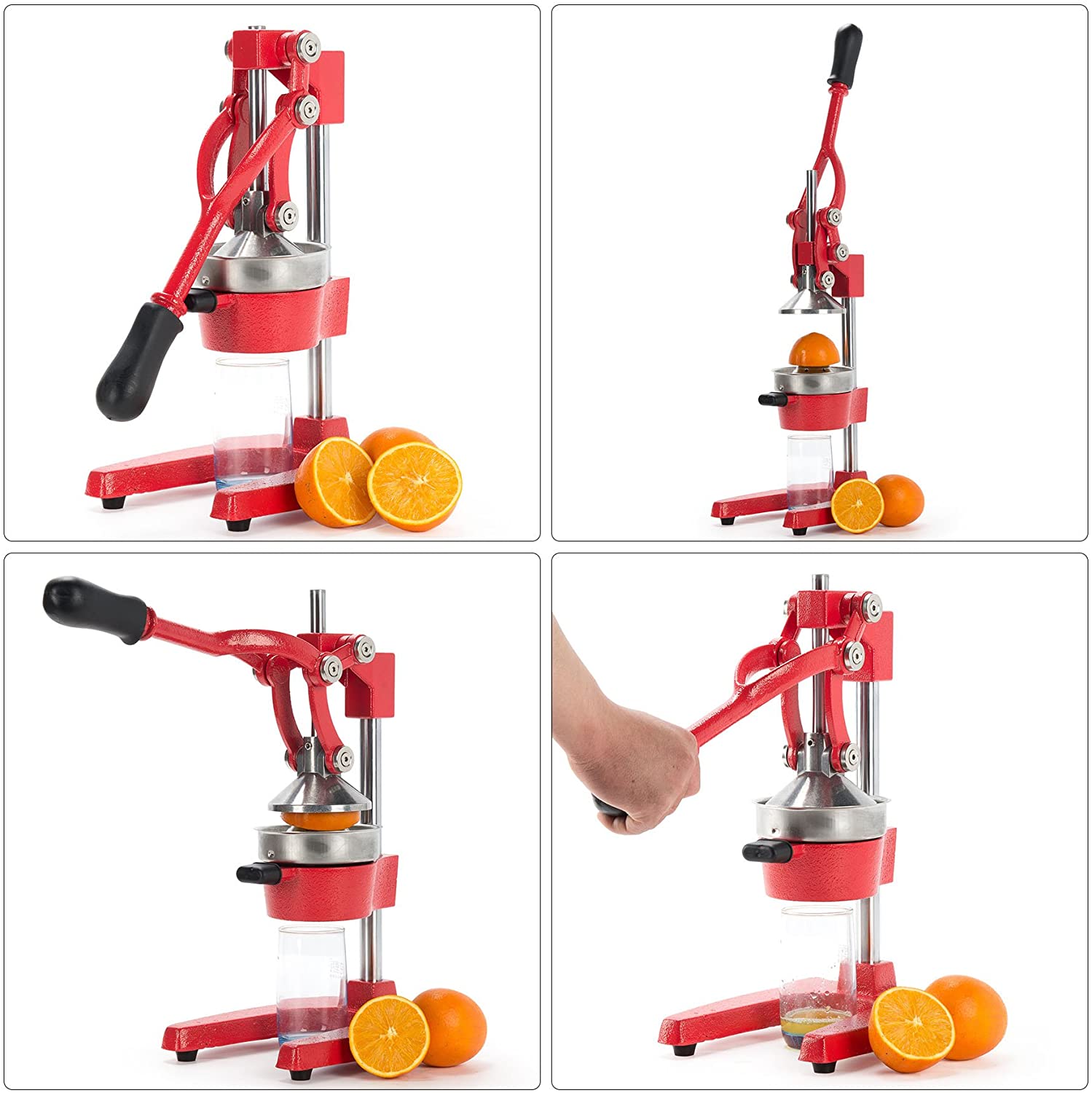 CO-Z Commercial Grade Citrus Juicer (Red)