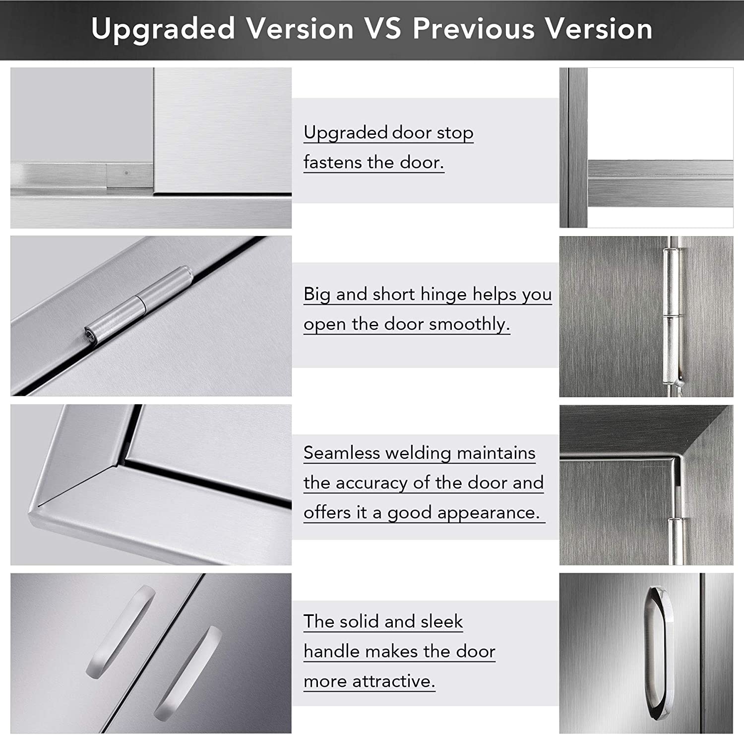 Upgraded Outdoor Kitchen Doors