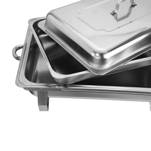 2 packs of 8qt Chafing Dish Made from Stainless Steel