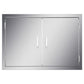 Upgraded Outdoor Kitchen Double Doors