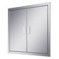 Upgraded Outdoor Kitchen Double Doors