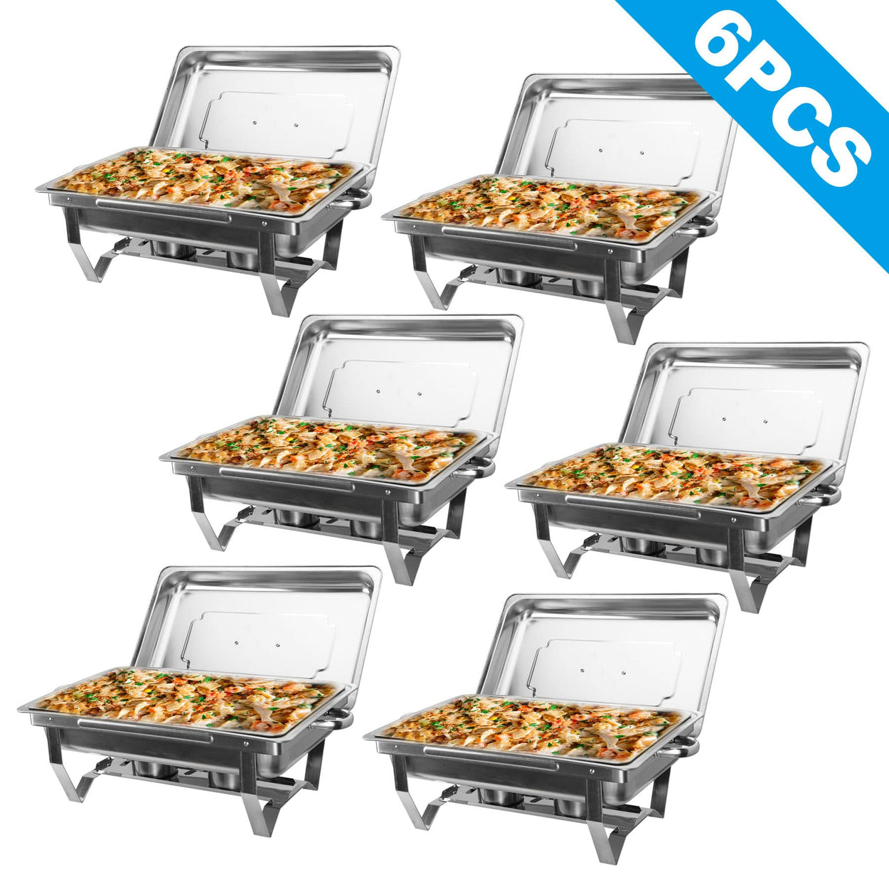 Chafer-Chafing-Dish-Sets-9L8Q-2Pack-Stainless-Steel