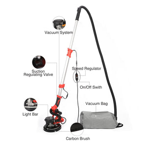 Electric 800W Drywall Sander with Vacuum