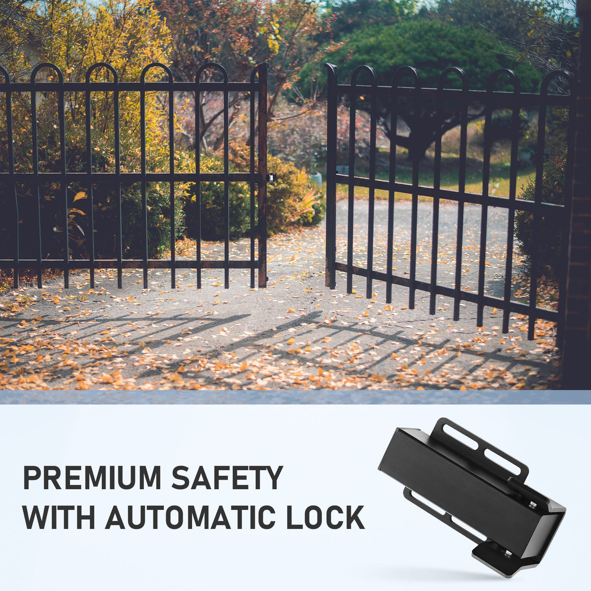 COZ Automatic Gate Closer/Lock for Sliding Gate Openers