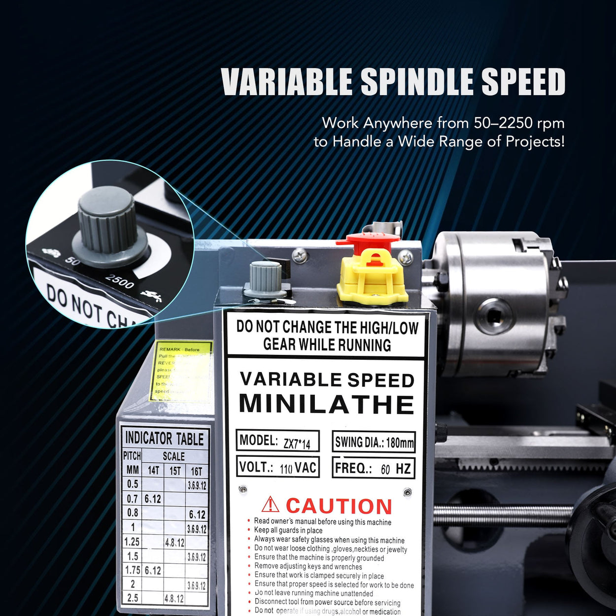 variable spindle speed