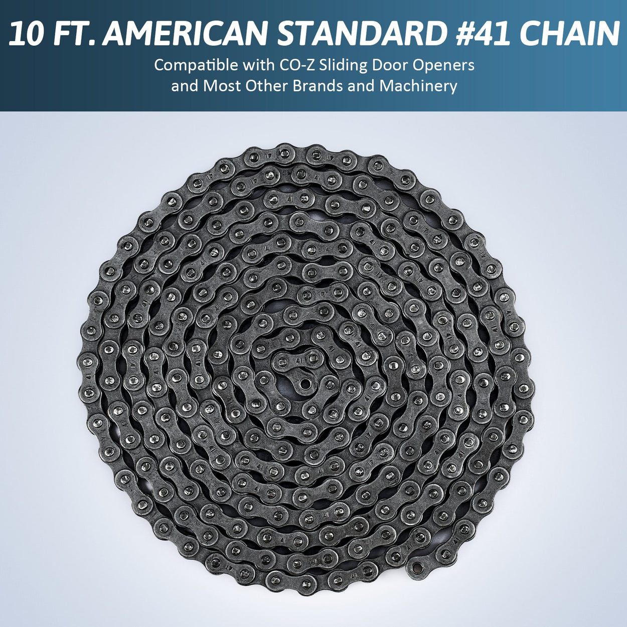 Mini Gate Chain CO-Z 10ft Sliding Gate Chain for Electric Gate Openers