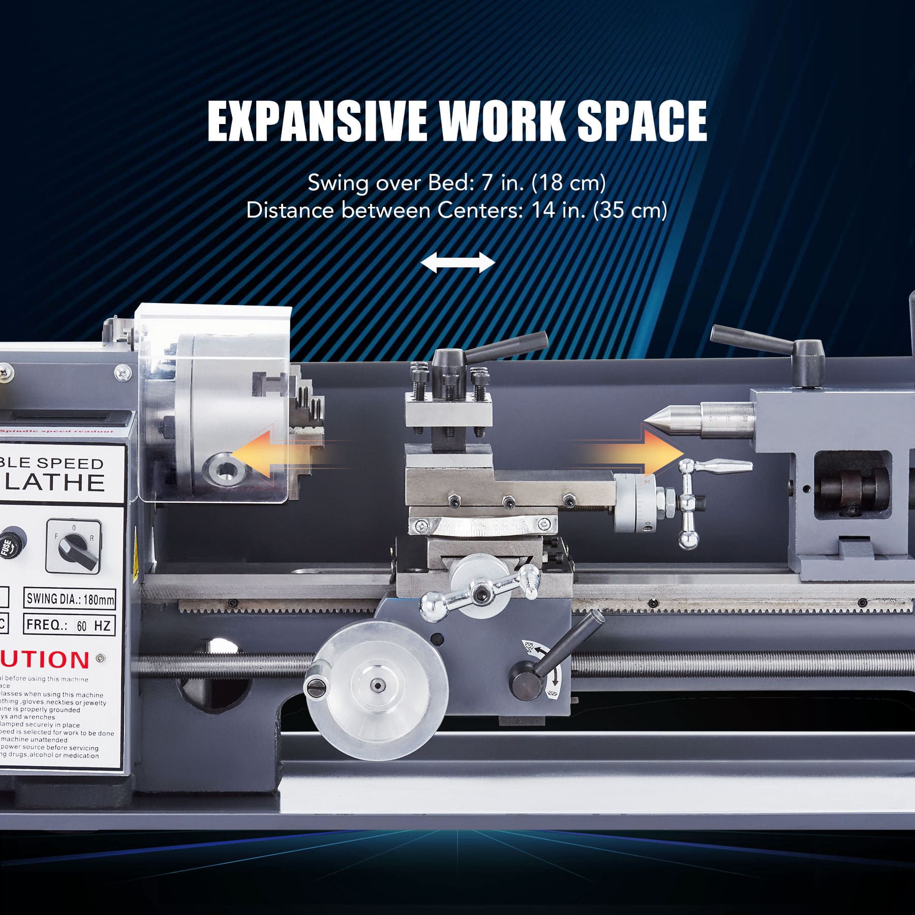 Three-Jaw-Chuck-lathe-bed