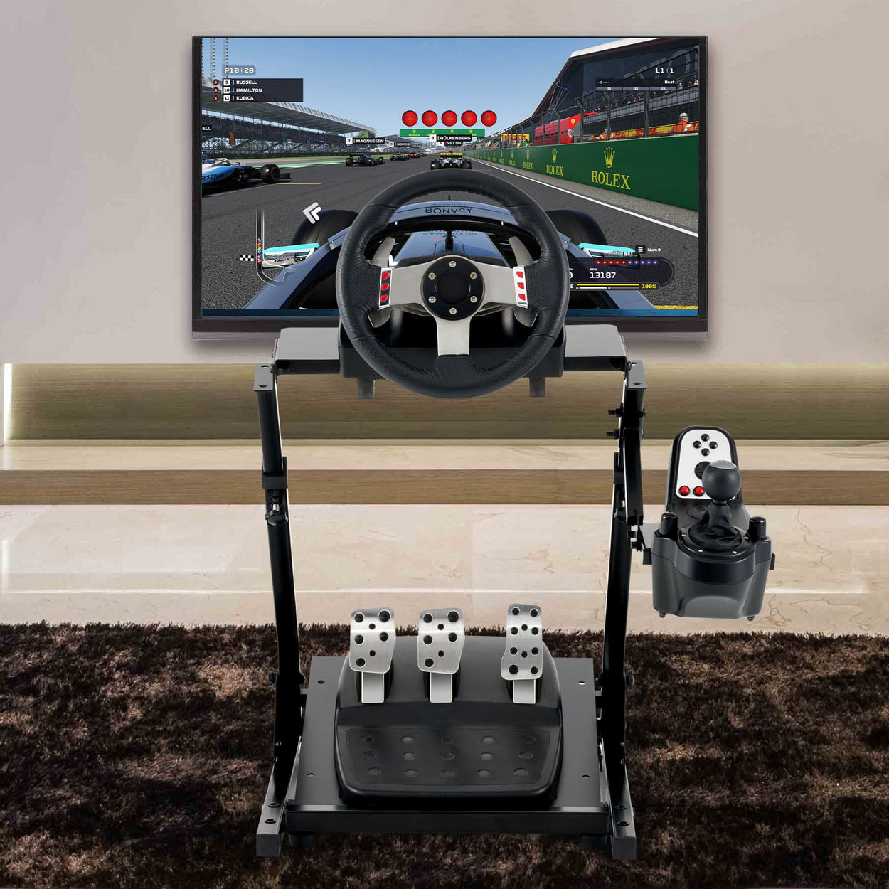 CO-Z Foldable Racing Steering Wheel Stand