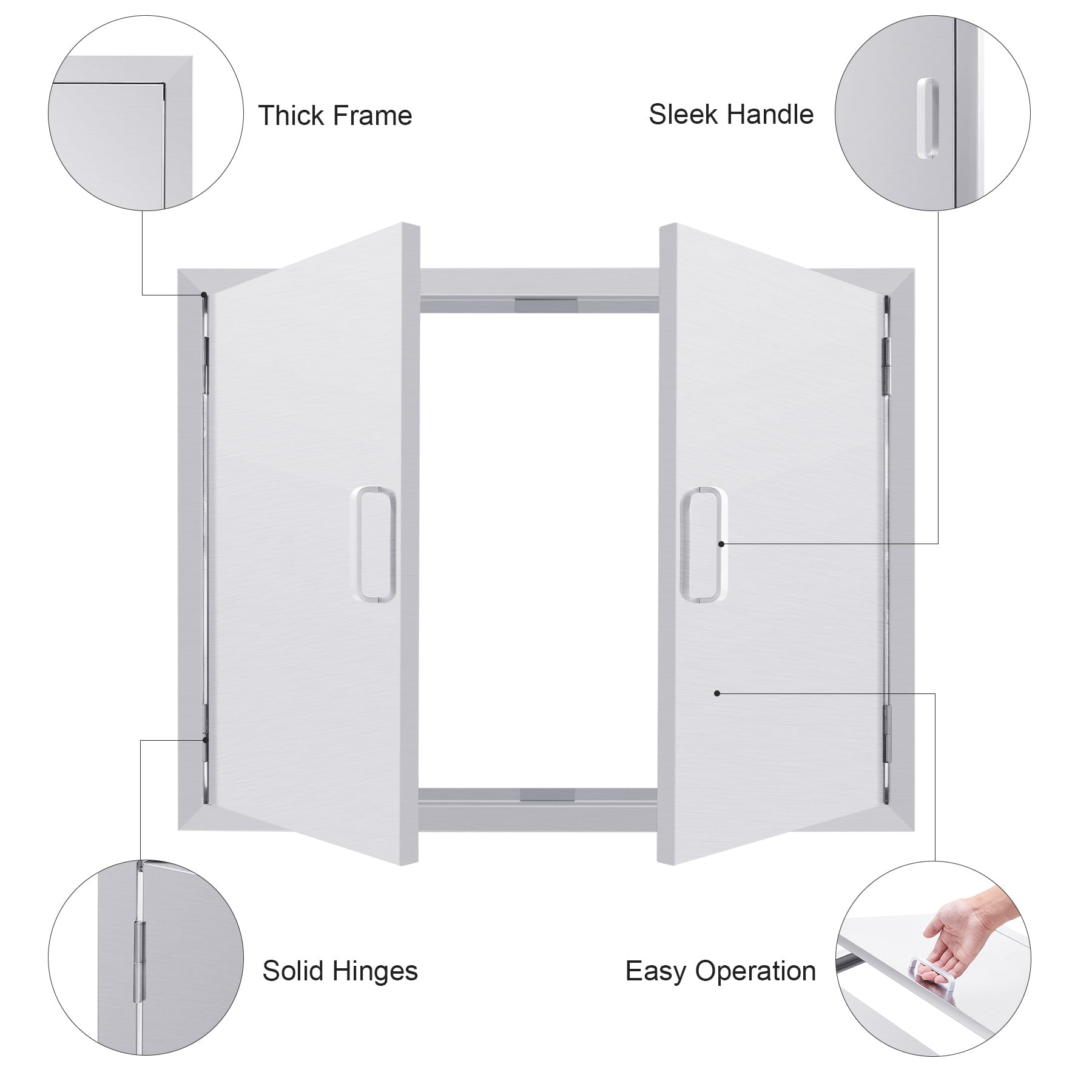 Double Kitchen Cabinet Door