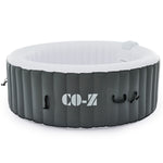 6 ft. Round 4-Person Inflatable Hot Tub with Air Pump