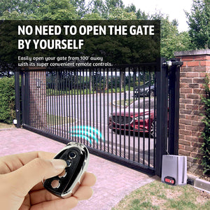 1800lb Sliding Gate Opener with Remote Controls